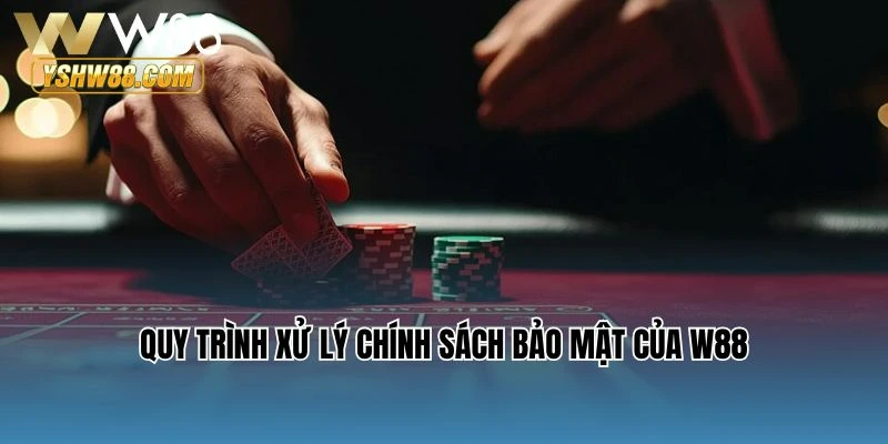 Quy trình xử lý chính sách bảo mật của W88