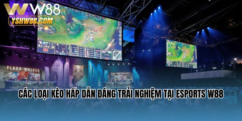 Các loại kèo hấp dẫn đáng trải nghiệm tại Esports W88