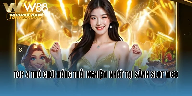 Top 4 trò chơi đáng trải nghiệm nhất tại sảnh Slot W88